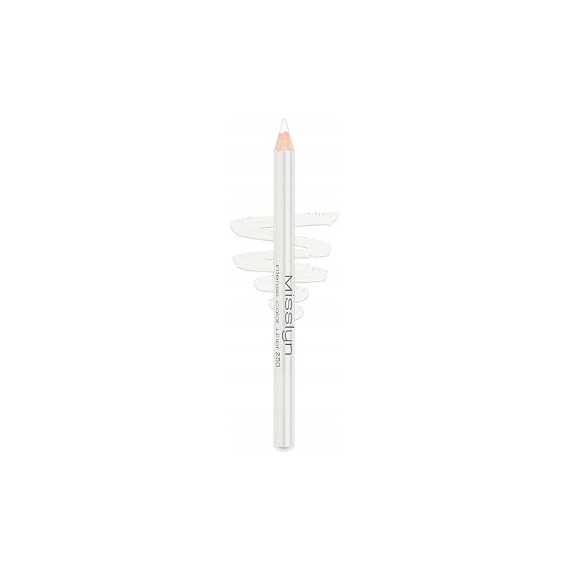 Misslyn kredka do makijażu oczu biała nie rozmazująca się intensywna