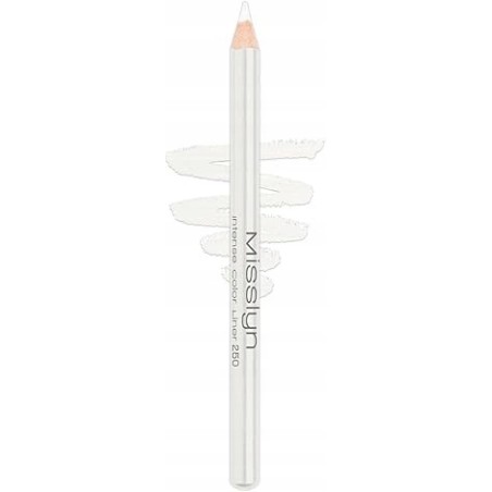 Misslyn kredka do makijażu oczu biała nie rozmazująca się intensywna