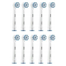Końcówki do szczoteczki Oral-B Sensitive Clean White 10 sztuk białe