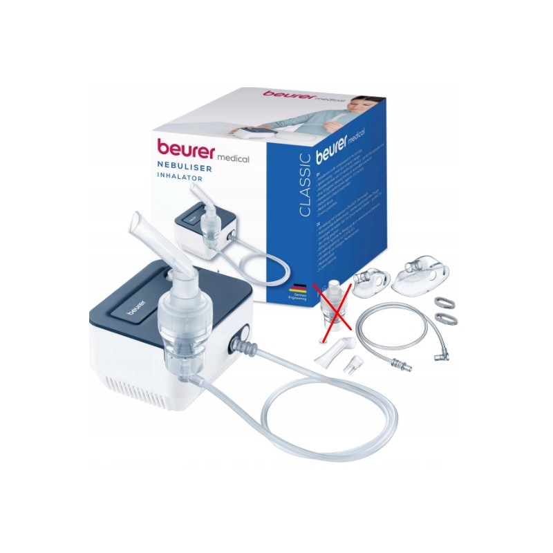 Outlet BEURER IH 16 INHALATOR Z TECHNOLOGIĄ SPRĘŻONEGO POWIETRZA kompaktowy
