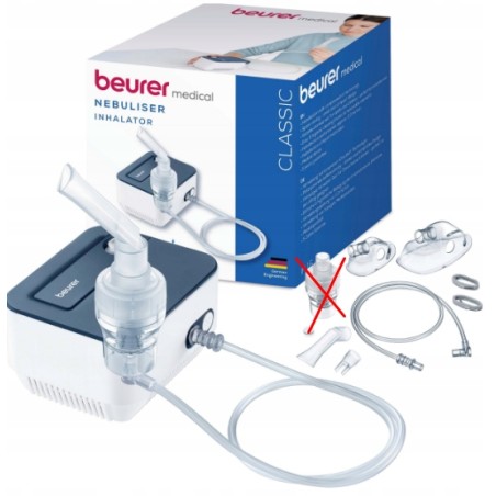 Outlet BEURER IH 16 INHALATOR Z TECHNOLOGIĄ SPRĘŻONEGO POWIETRZA kompaktowy
