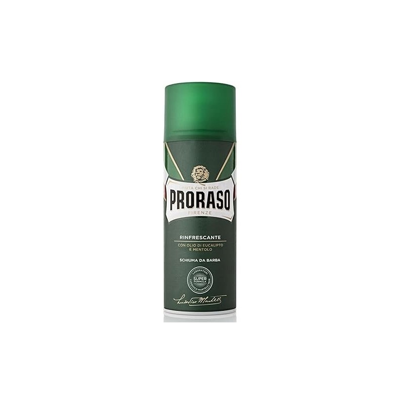 Pianka do golenia Proraso Refreshing 400ml z ekstraktami do brody Pianka do golenia Proraso Refreshing 400ml z ekstraktami do brody