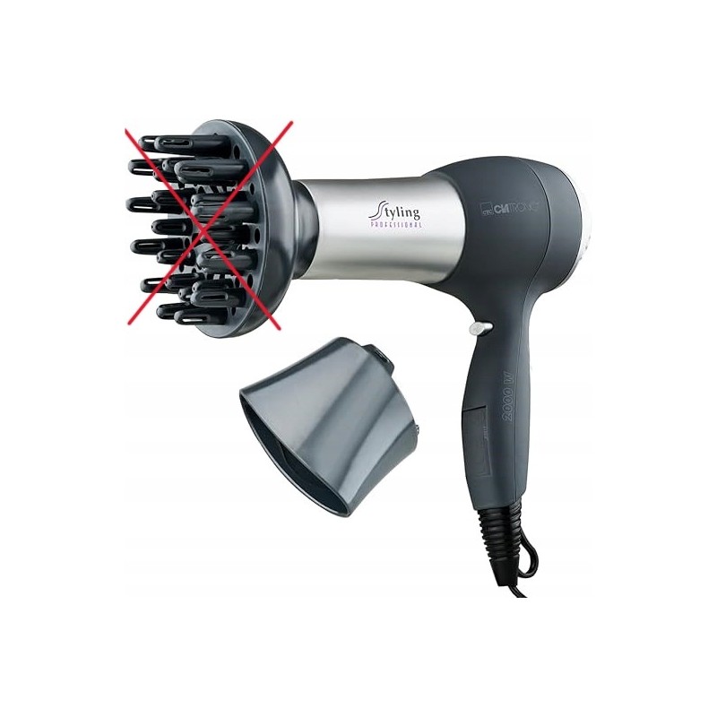 Outlet Clatronic HTD 3055 suszarka do włosów 3 poziomy mocy OPIS 2000 W