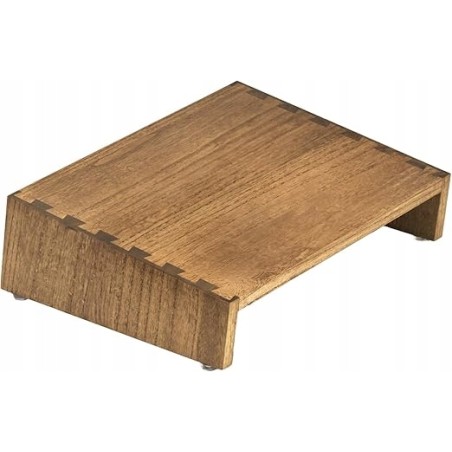 KIRIGEN Drewniany podnóżek do biurka podstawka 40 cm x 30 cm x 11,5 cm