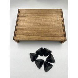 KIRIGEN Drewniany podnóżek do biurka podstawka 40 cm x 30 cm x 11,5 cm