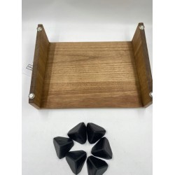 KIRIGEN Drewniany podnóżek do biurka podstawka 40 cm x 30 cm x 11,5 cm