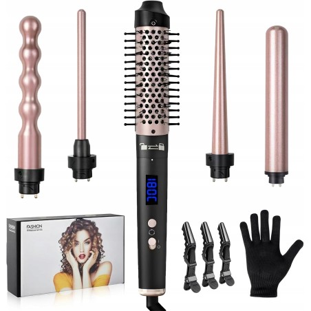 Outlet Carehabi Lokówka ceramiczna do włosów 5 w 1 9- 32 mm 160-230°C