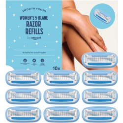 Wkłady do golarki damskiej 5-ostrzowe 10 sztuk - by Amazon