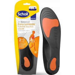 Scholl In-Balance wkładki łagodzące ból strefy lędźwiowej lubago rozmiar L