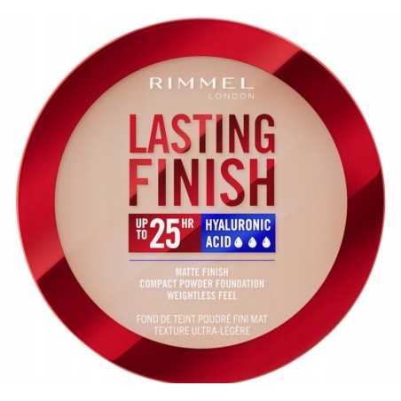 Rimmel Lasting Finish 25H puder w kompakcie SPF 20 odcień 004 Rose Ivory 7