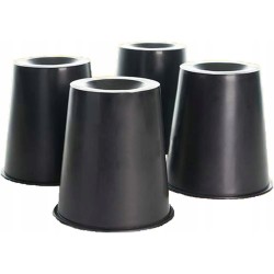 Outlet Stożkowe podwyższenia do krzeseł i łóżek zestaw 4 sztuki 15x7x15 cm