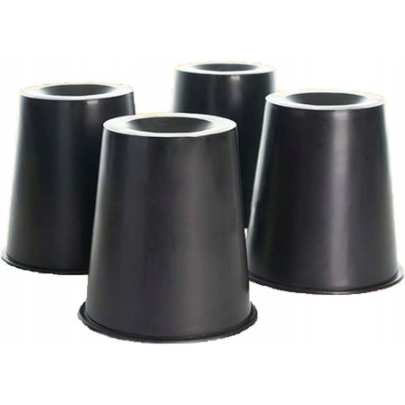 Outlet Stożkowe podwyższenia do krzeseł i łóżek zestaw 4 sztuki 15x7x15 cm
