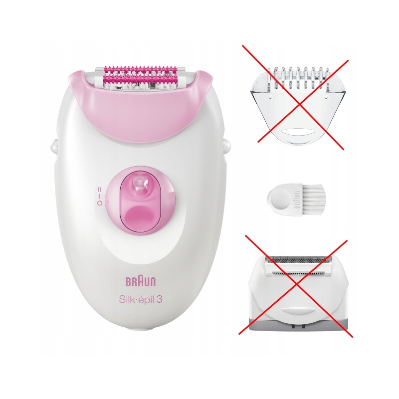 Depilator Braun Silk-épil 3-031 regulacja prędkości zasilanie przewodowe Depilator Braun Silk-épil 3-031 regulacja prędkości zasilanie przewodowe