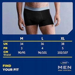 Tena Men Keep Control Bokserki na Nietrzymanie Moczu rozmiar XL czarne