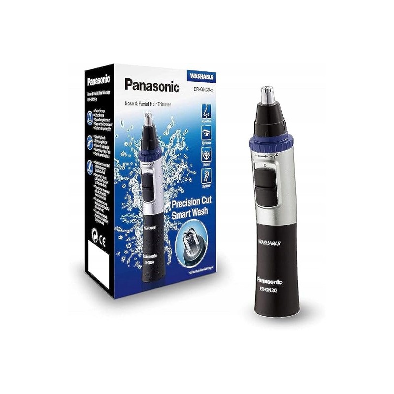 Outlet Panasonic ER-GN30-K503 Trymer do Nosa i Uszu 40 min czasu pracy