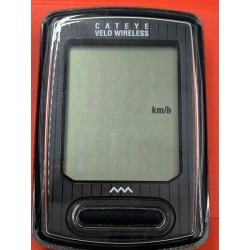 Licznik rowerowy bezprzewodowy CatEye VELO WIRELESS CC-VT230W czarny OPIS