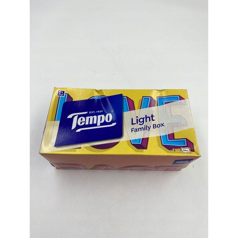Tempo Chusteczki papierowe 8 pudełek po 120 jednorazowych chusteczek Tempo Chusteczki papierowe 8 pudełek po 120 jednorazowych chusteczek