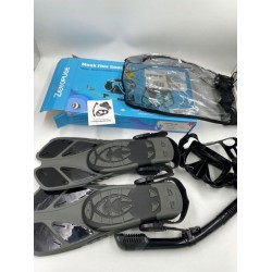 Zestaw do nurkowania z rurką płetwami i maską Zenoplige dla dorosłych L/XL