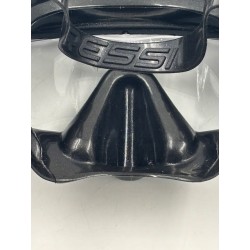 Outlet Maska do nurkowania okulary Cressi Sirena czarny pojedyncza soczewka