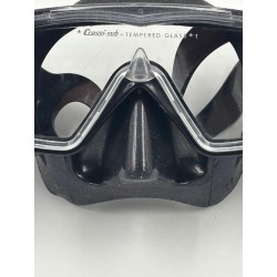 Outlet Maska do nurkowania okulary Cressi Sirena czarny pojedyncza soczewka