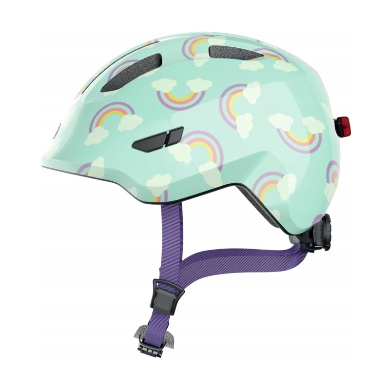 Kask rowerowy Abus SMILEY 3.0 LED blue rainbow M Kask rowerowy Abus SMILEY 3.0 LED blue rainbow M