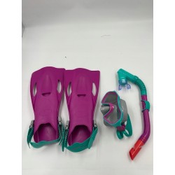 Outlet Zestaw Do Nurkowania Różowy Bestway 25046 regulowany dopasowany