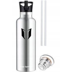 Outlet Super Sparrow Butelka na wodę ze stali nierdzewnej 620 ml OPIS