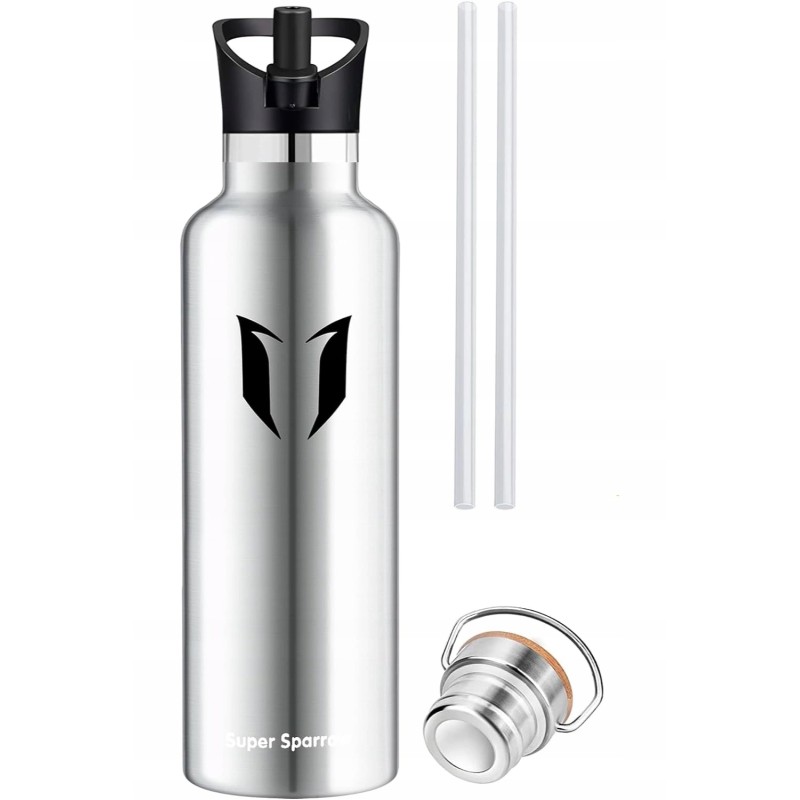 Outlet Super Sparrow Butelka na wodę ze stali nierdzewnej 620 ml OPIS