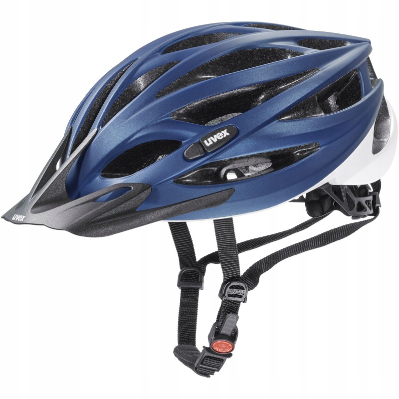 Outlet Kask rowerowy UVEX Oversize Blue-white matt 61-65 cm (0817)