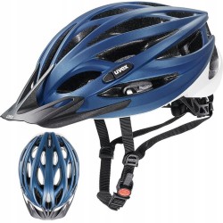 Outlet Kask rowerowy UVEX Oversize Blue-white matt 61-65 cm (0817)