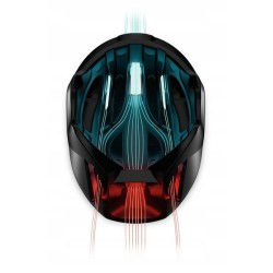 Outlet Kask rowerowy UVEX Oversize Blue-white matt 61-65 cm (0817)