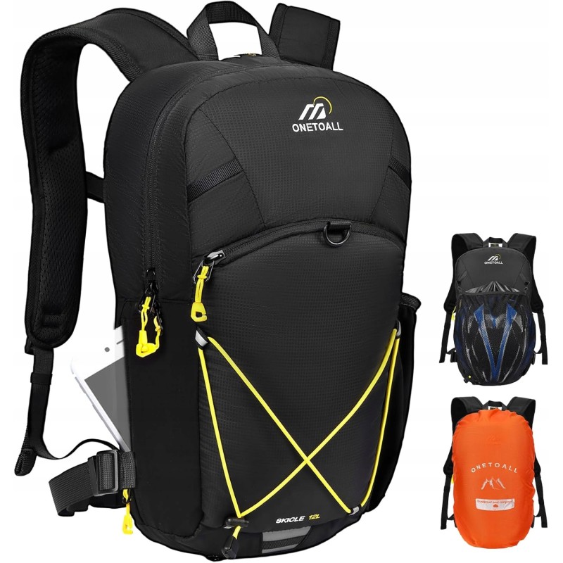 Plecak rowerowy ONETOALL o pojemności 15l z wodoodporną powłoką czarny OPIS Plecak rowerowy ONETOALL o pojemności 15l z wodoodporną powłoką czarny OPIS