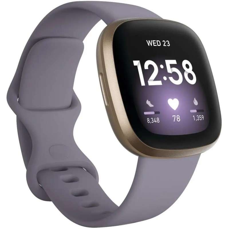 USZKODZONY Smartwatch Fitbit Versa 3 złoty Bluetooth pulsometr krokomierz USZKODZONY Smartwatch Fitbit Versa 3 złoty Bluetooth pulsometr krokomierz