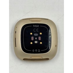 USZKODZONY Smartwatch Fitbit Versa 3 złoty Bluetooth pulsometr krokomierz