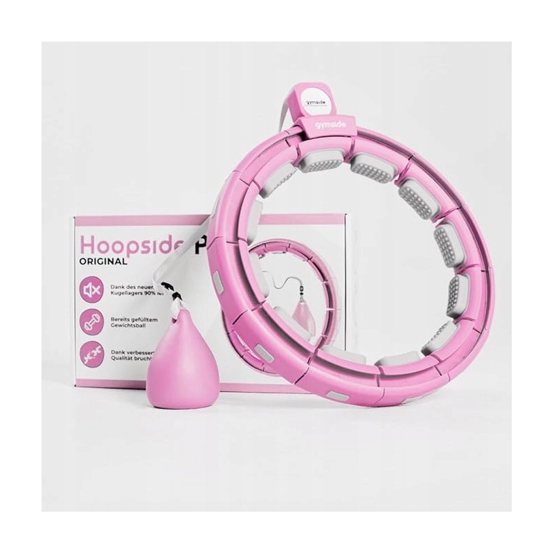Outlet Gymside Hoopside Pro smart hula hop do masażu i chudnięcia OPIS
