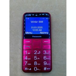 Telefon komórkowy Panasonic KX-TU155 2 GB / - czerwony