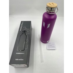Outlet Super sparrow butelka na wodę fioletowa 1L ze stali nierdzewnej OPIS