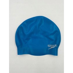 OUTLET CZEPEK PŁYWACKI SILIKONOWY SPEEDO MOULDED SILC CAP AU BLUE/CHROME