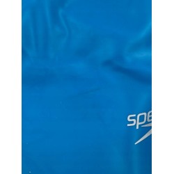 OUTLET CZEPEK PŁYWACKI SILIKONOWY SPEEDO MOULDED SILC CAP AU BLUE/CHROME