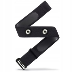 Outlet Pasek miękki elektrody pulsometru do czujnika Polar H9 czarny 90cm