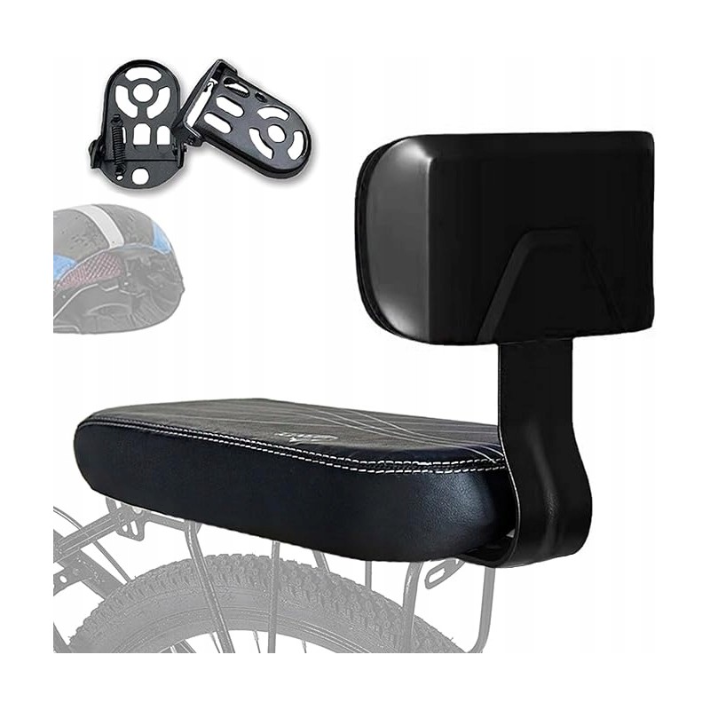 Outlet LIBRNTY Tylne siedzisko rowerowa siodełko na bagażnik SKÓRZANE OPIS