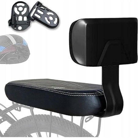 Outlet LIBRNTY Tylne siedzisko rowerowa siodełko na bagażnik SKÓRZANE OPIS