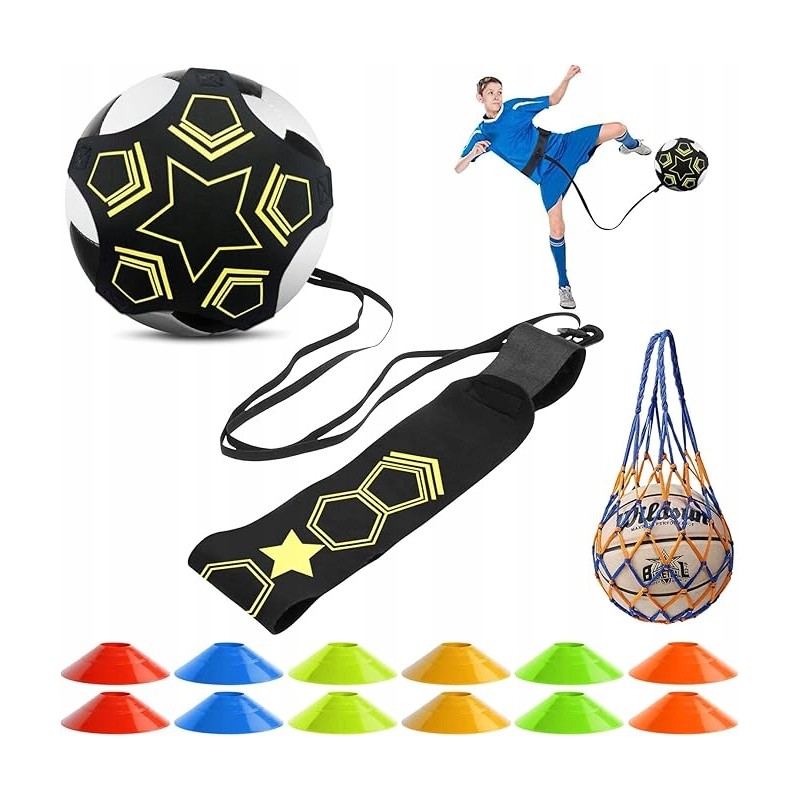 Outlet Cersaty zestaw akcesoriów treningowych do treningu solo +12 słupków