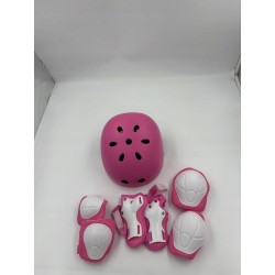 Outlet Udbrud Zestaw ochronny dziecięcy kask lekki r. S + ochraniacze