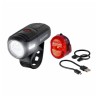Outlet Oświetlenie rowerowe Sigma Sport Aura 45 Nugget II 45 lm bateria