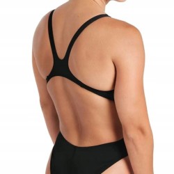 Kostium jednoczęściowy damski rozmiar D38 czarny z wyciętymi plecami