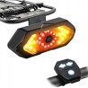 Outlet Tylne światło rowerowe LED z kierunkowskazami na pilot Outlet Tylne światło rowerowe LED z kierunkowskazami na pilot