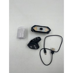 Outlet Tylne światło rowerowe LED z kierunkowskazami na pilot