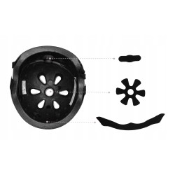 Outlet Kask Dziecięcy Rower Hulajnoga MoMi Mimi Biały Matowy 47-58 cm