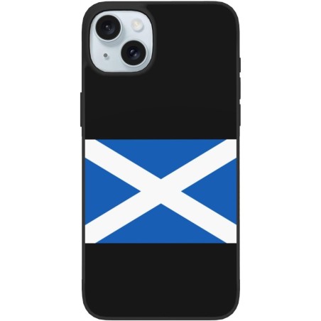 Etui z motywem flagi Szkocji do iPhone 15 Plus elastyczne funkcjonalne